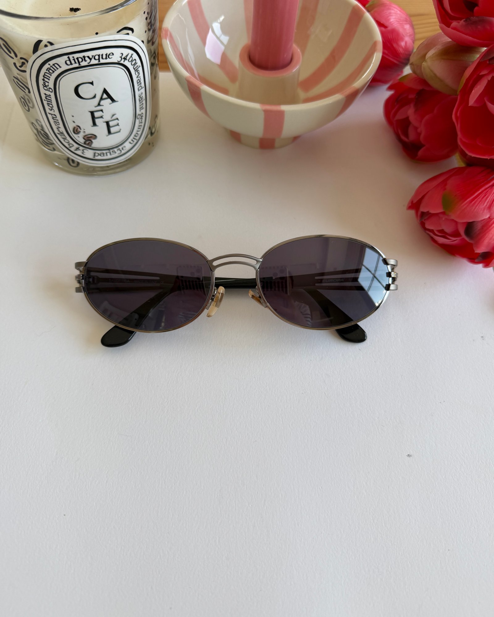 Europa Valottica Frame Italy Vintage Güneş Gözlüğü