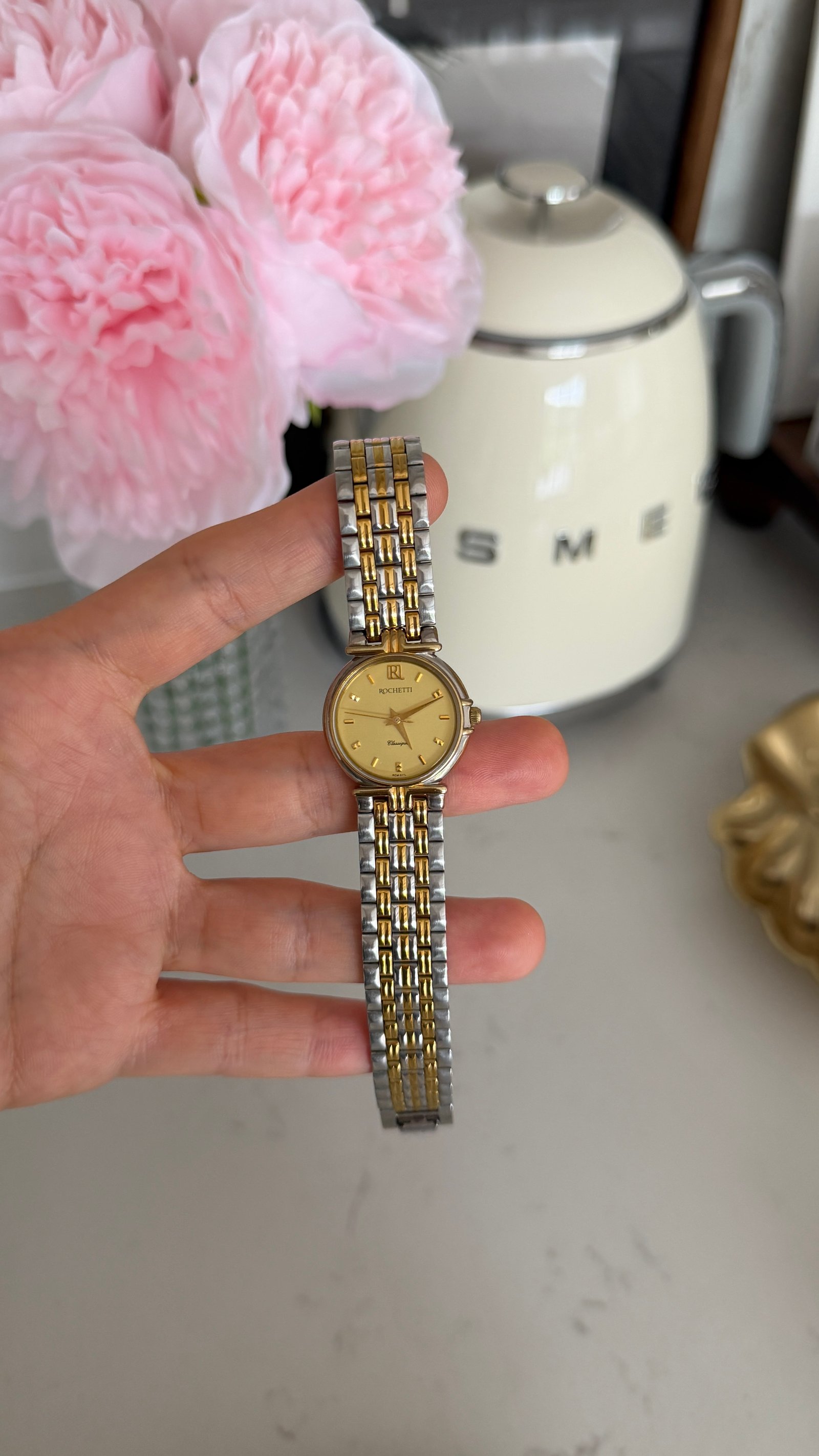 ROCHETTI Gold Plated Vintage Kol Saati